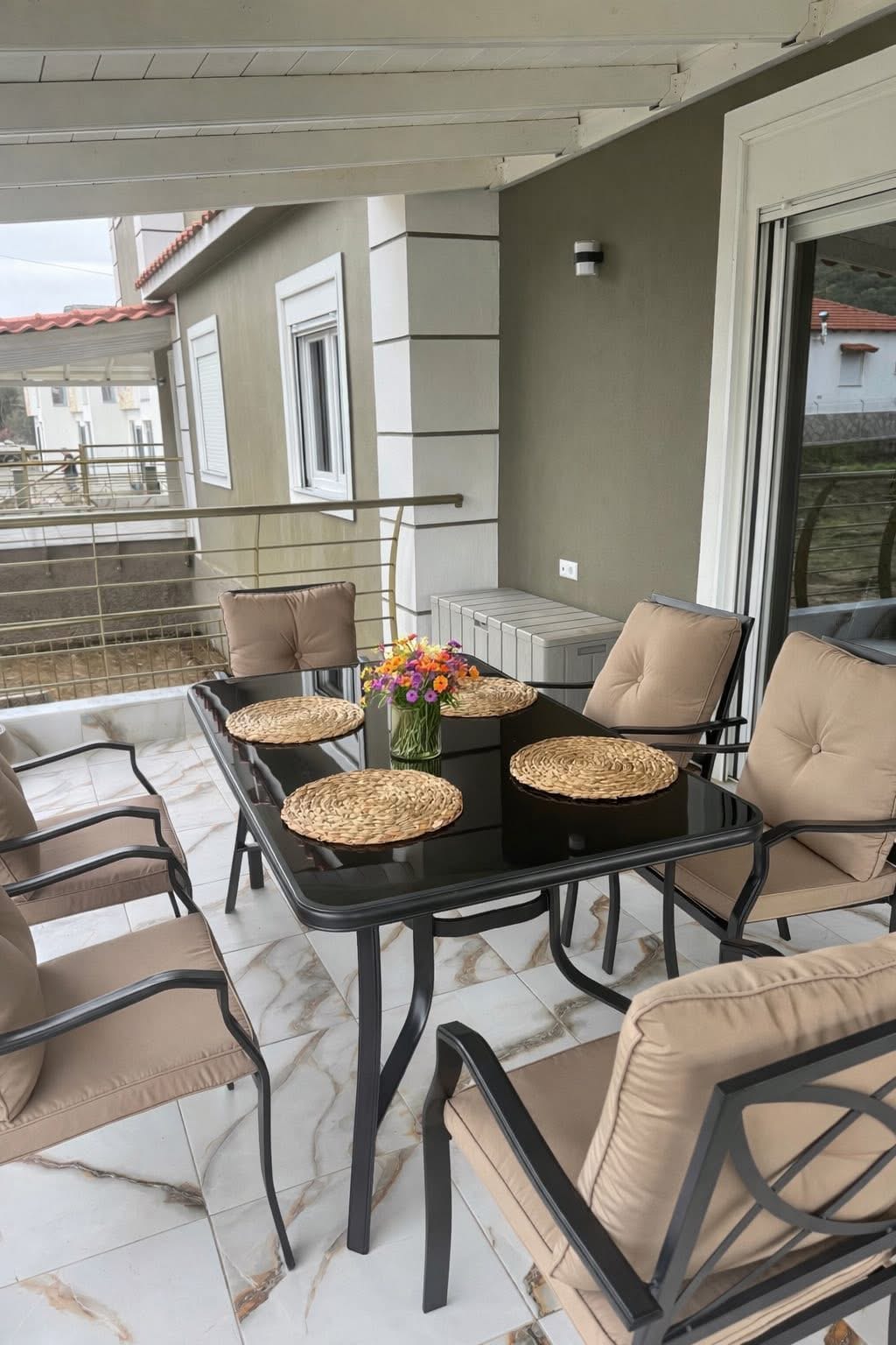 Терасата на Villa Cattleya